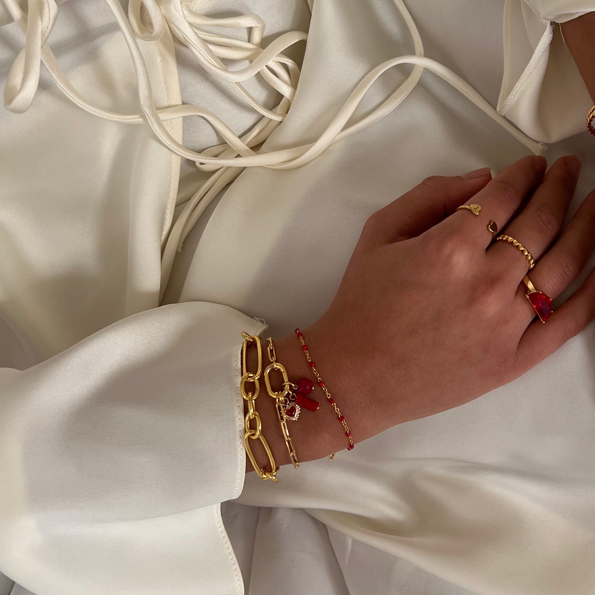 DYO Raspberry Facet Square DYO Raspberry Facet Square