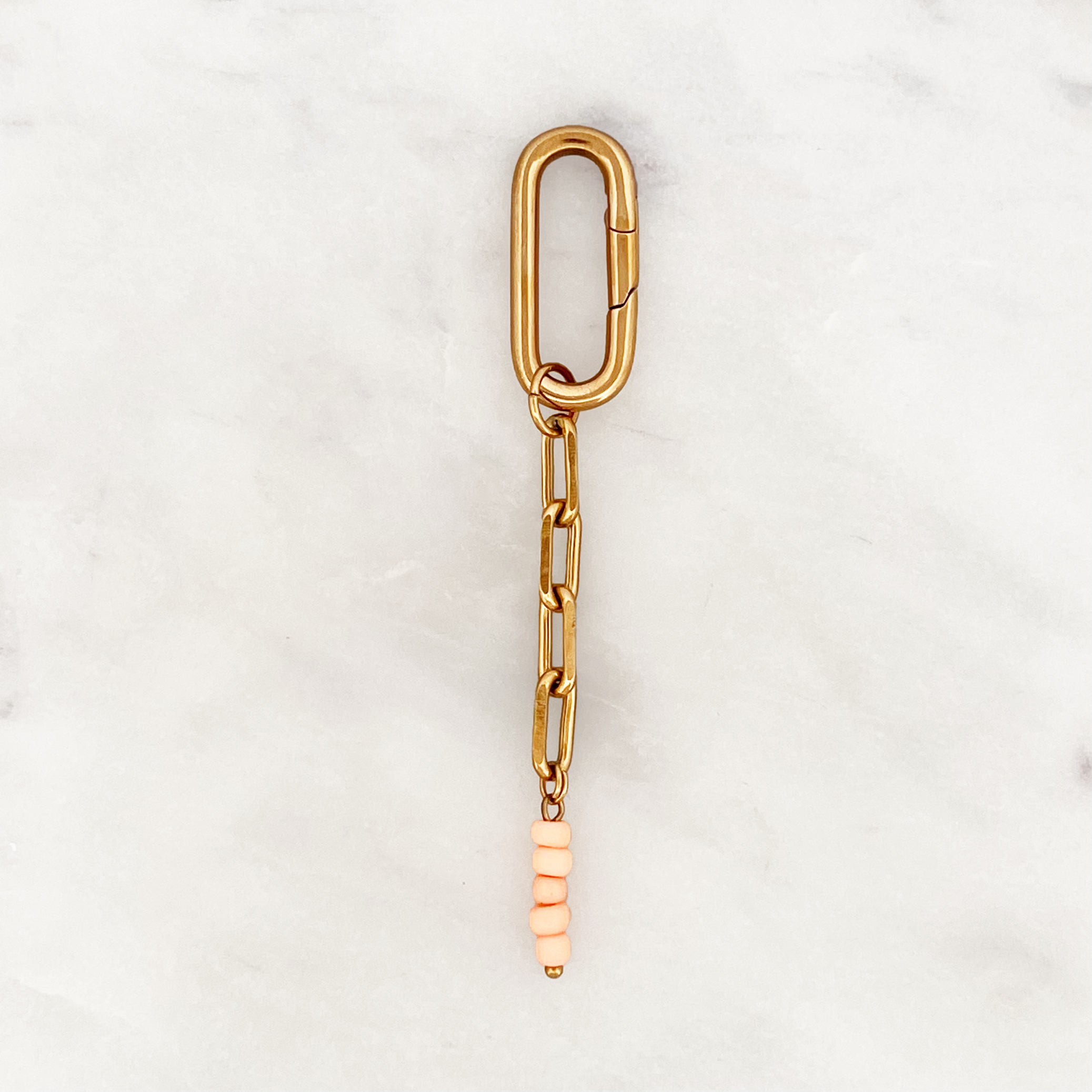 Bikini Charm Apricot Beads Classic Clasp Bikini Charm Apricot Beads Classic Clasp