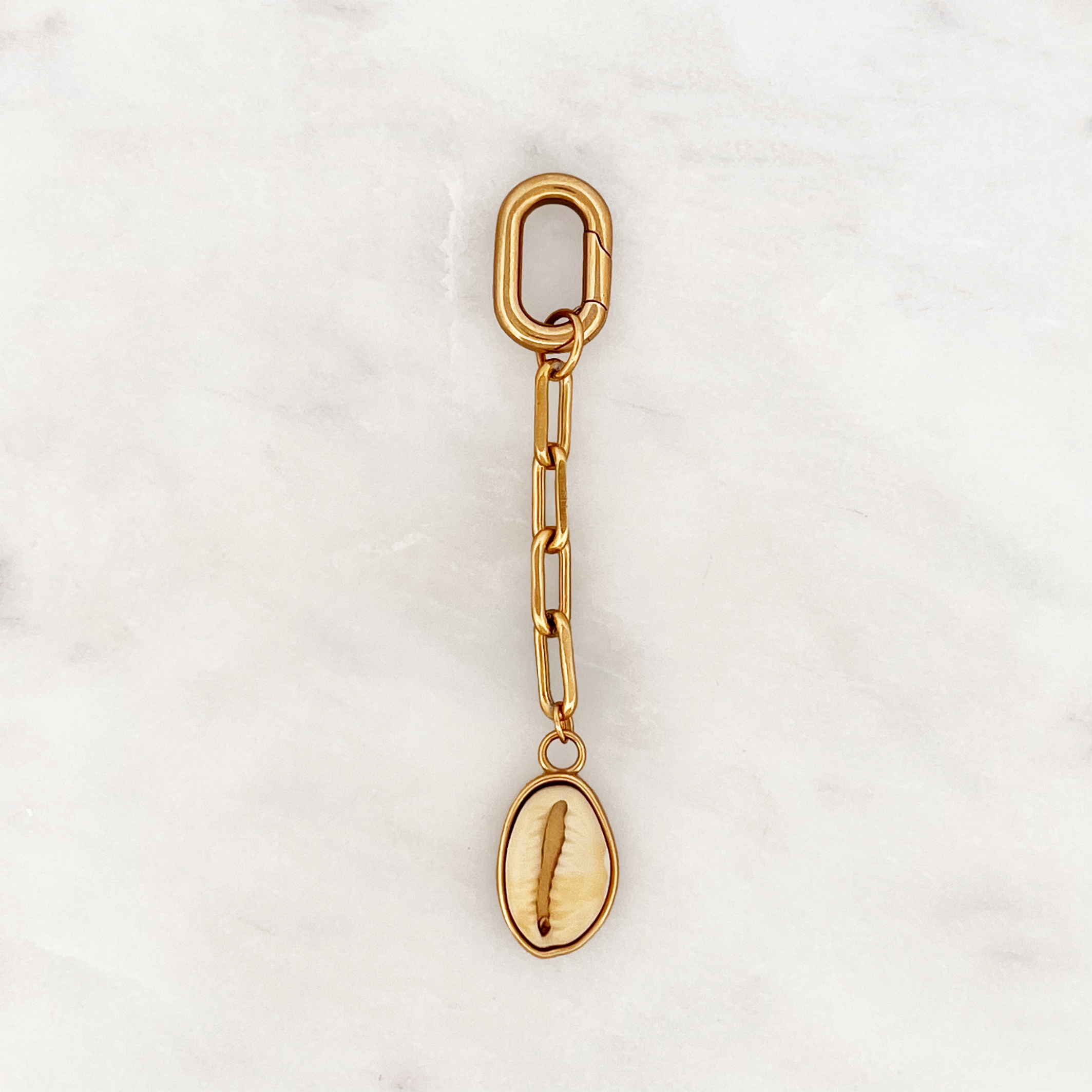 Bikini Charm Cowrie Shell Buxon Clasp Bikini Charm Cowrie Shell Buxon Clasp