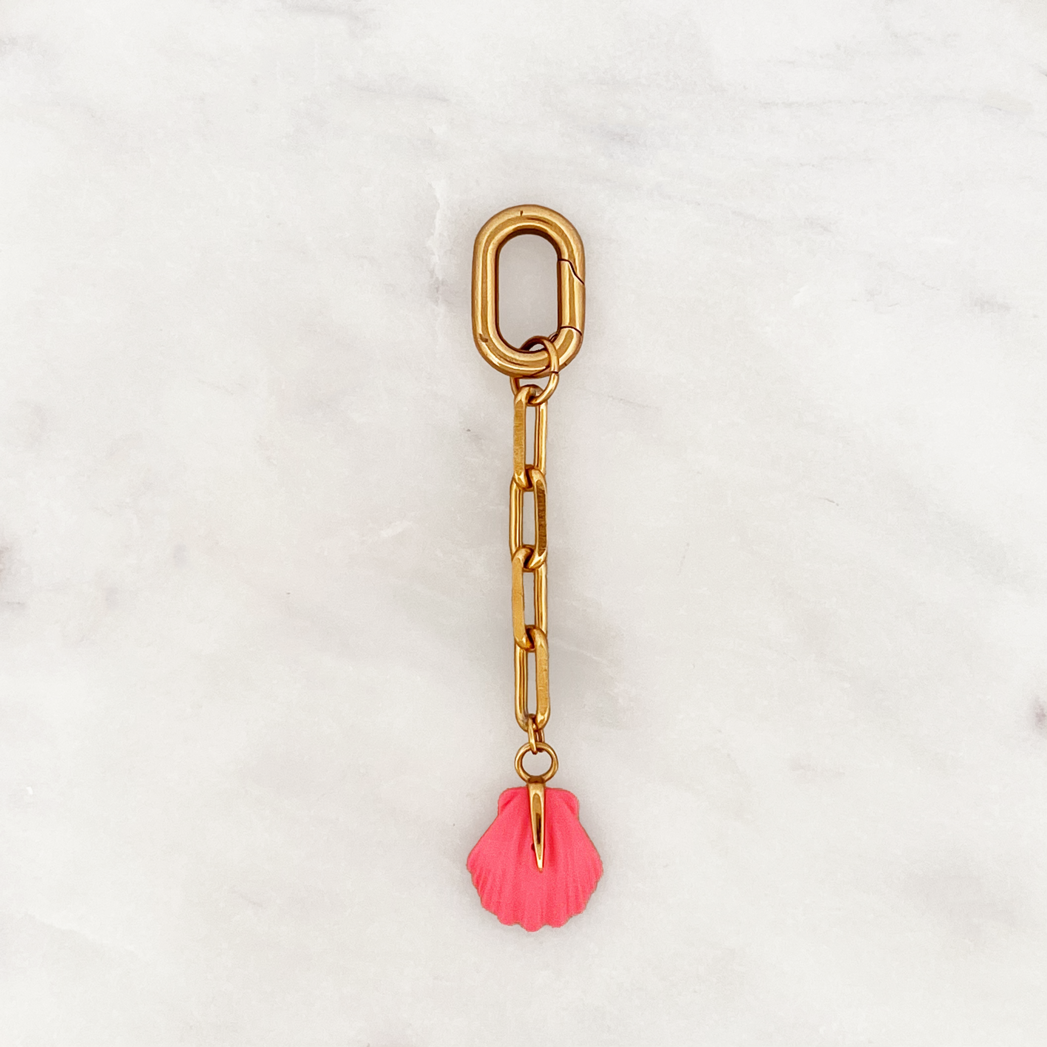 Bikini Charm Sunset Shell Buxon Clasp Bikini Charm Sunset Shell Buxon Clasp