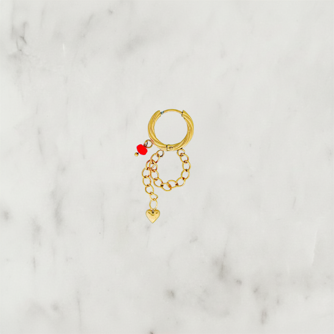 Basic hoop red love Basic hoop red love