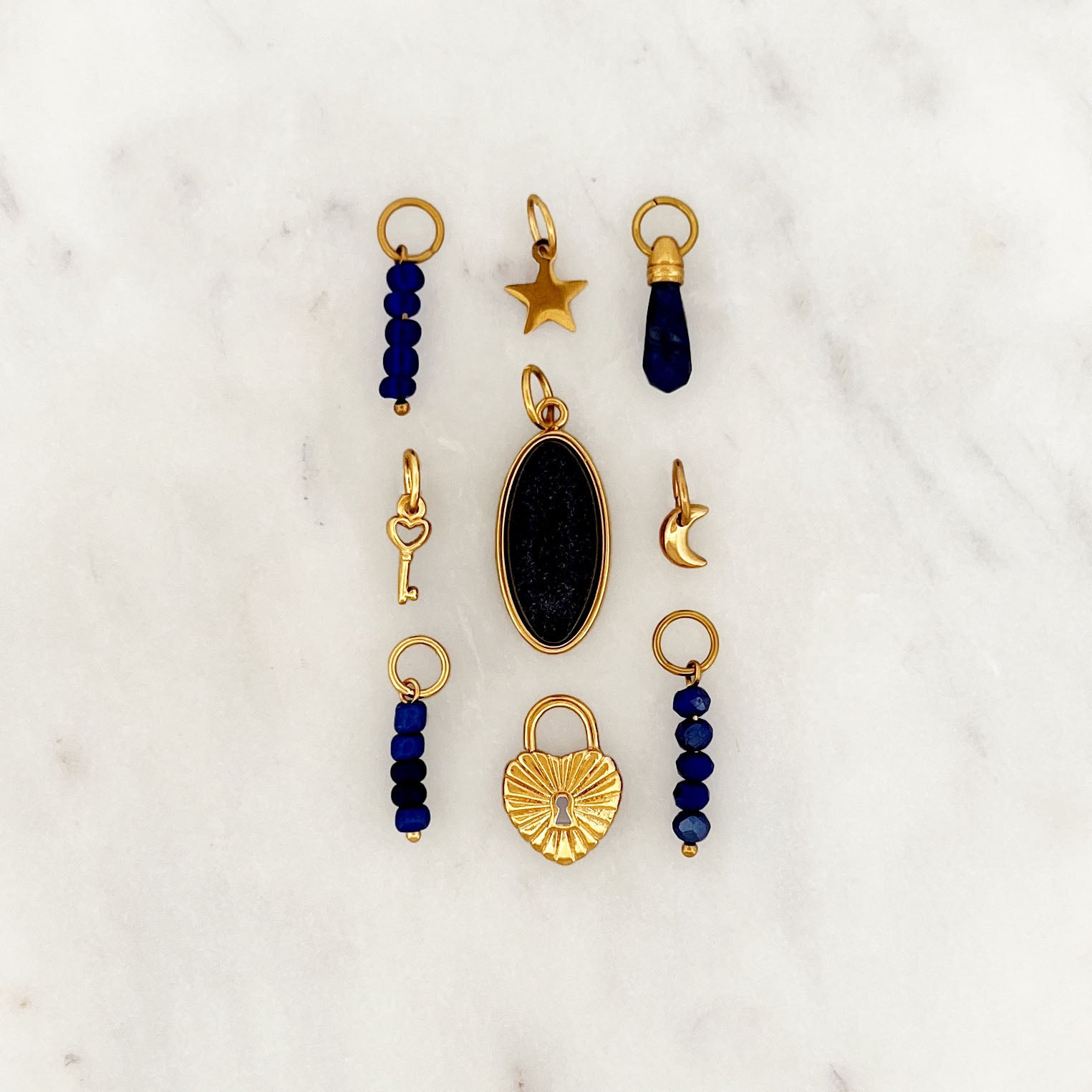 Charm box dark blue Charm box dark blue