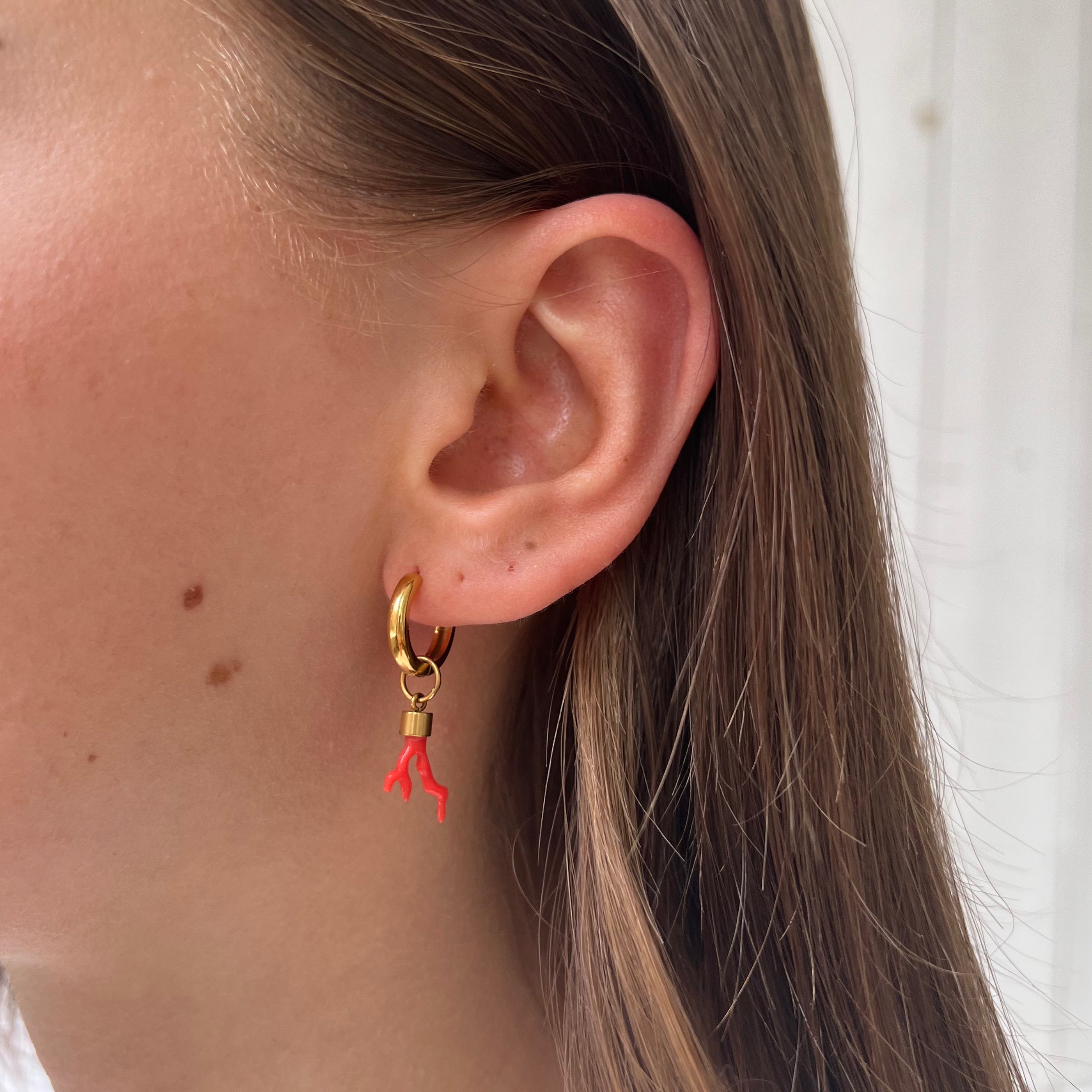 Earring Sunset Coral Earring Sunset Coral