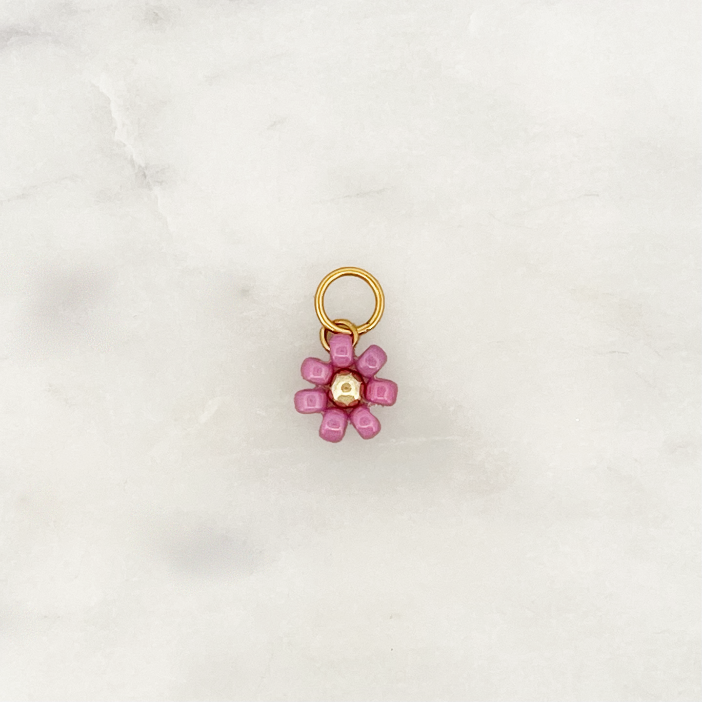 DYO Purple Beads Flower DYO Purple Beads Flower