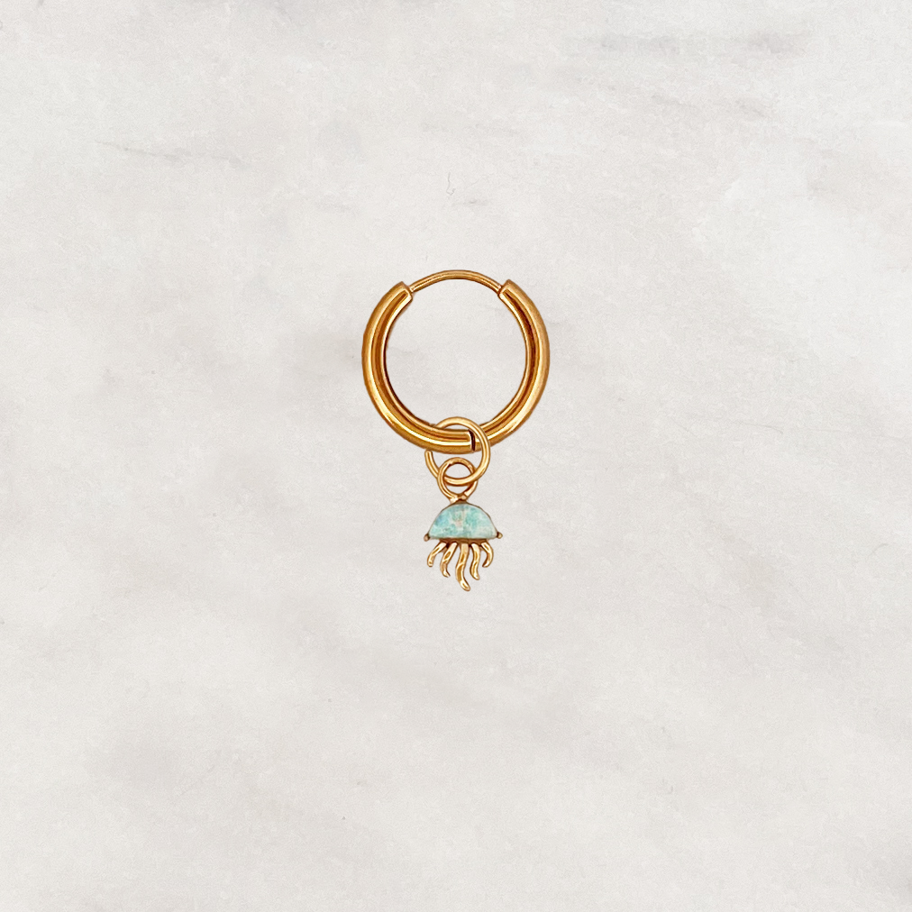 Earring Blue Jellyfish Earring Blue Jellyfish