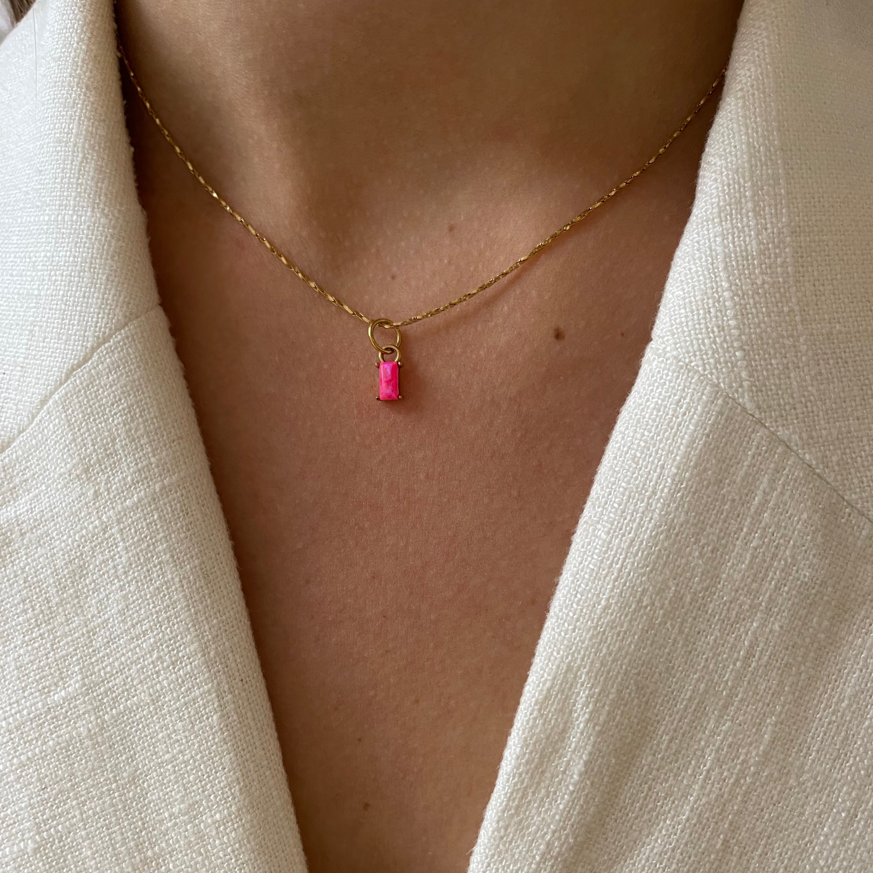 DYO Pink Opal Baguette DYO Pink Opal Baguette