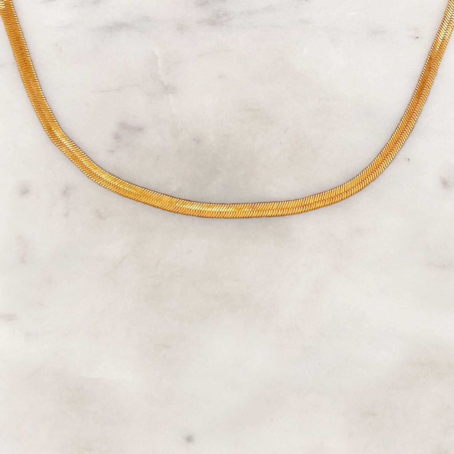 Fine Flat Necklace Fine Flat Necklace