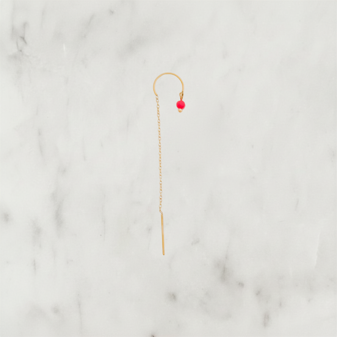 Long Chain Red Bead Long Chain Red Bead