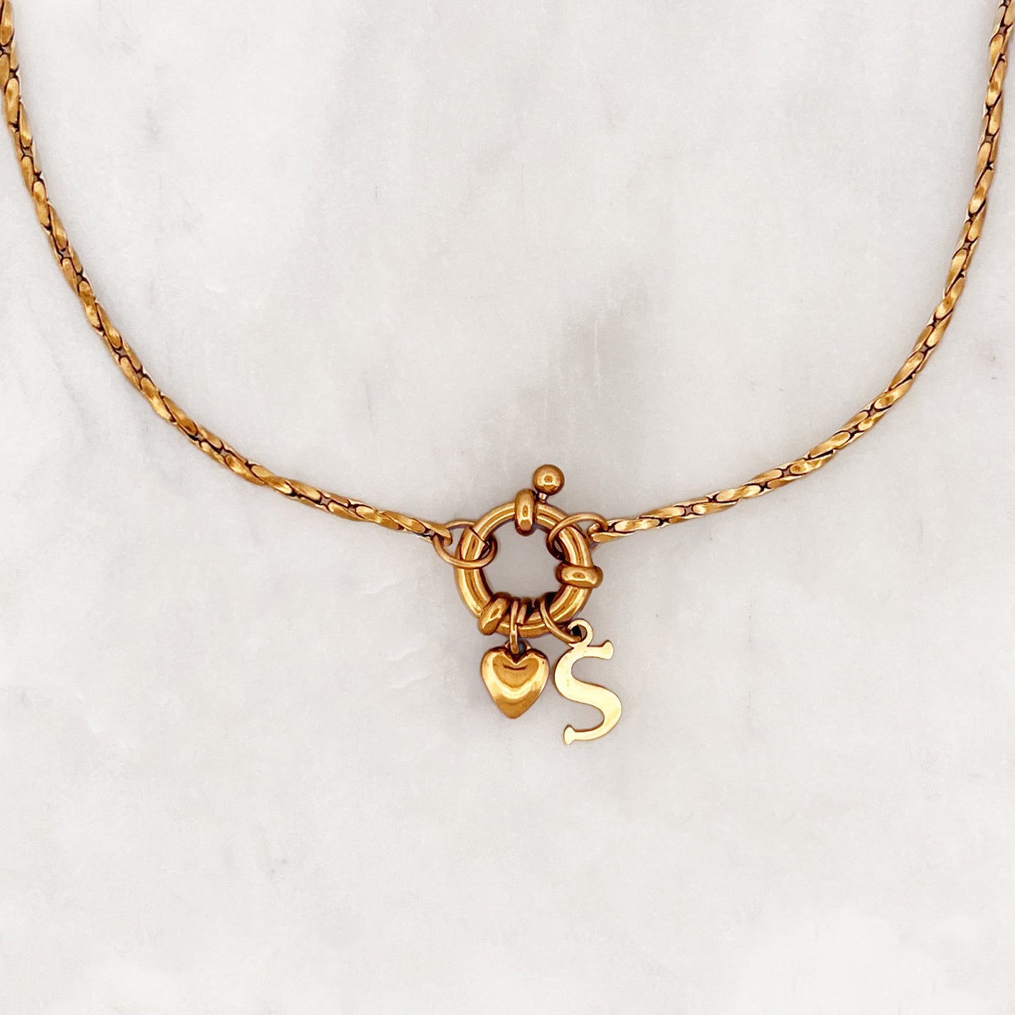 Necklace Love Initial Necklace Love Initial