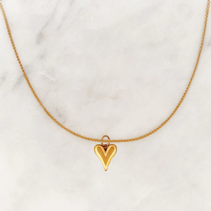 Necklace Lovely Heart Necklace Lovely Heart