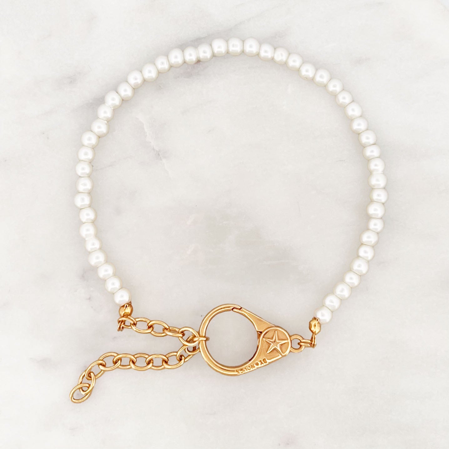 Glasspearls Bracelet Star Clasp Glasspearls Bracelet Star Clasp