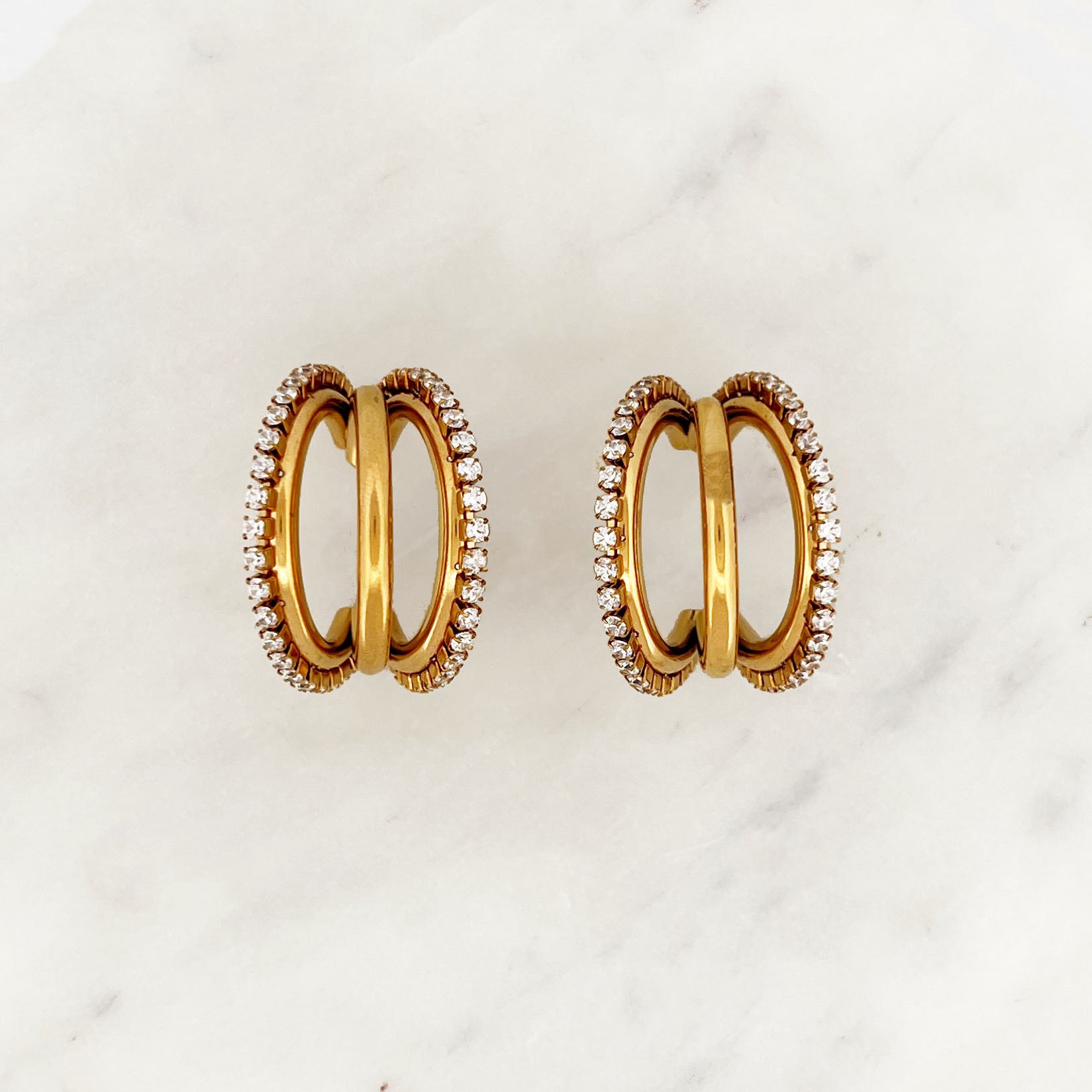 Triple Shiny Hoop Set Triple Shiny Hoop Set