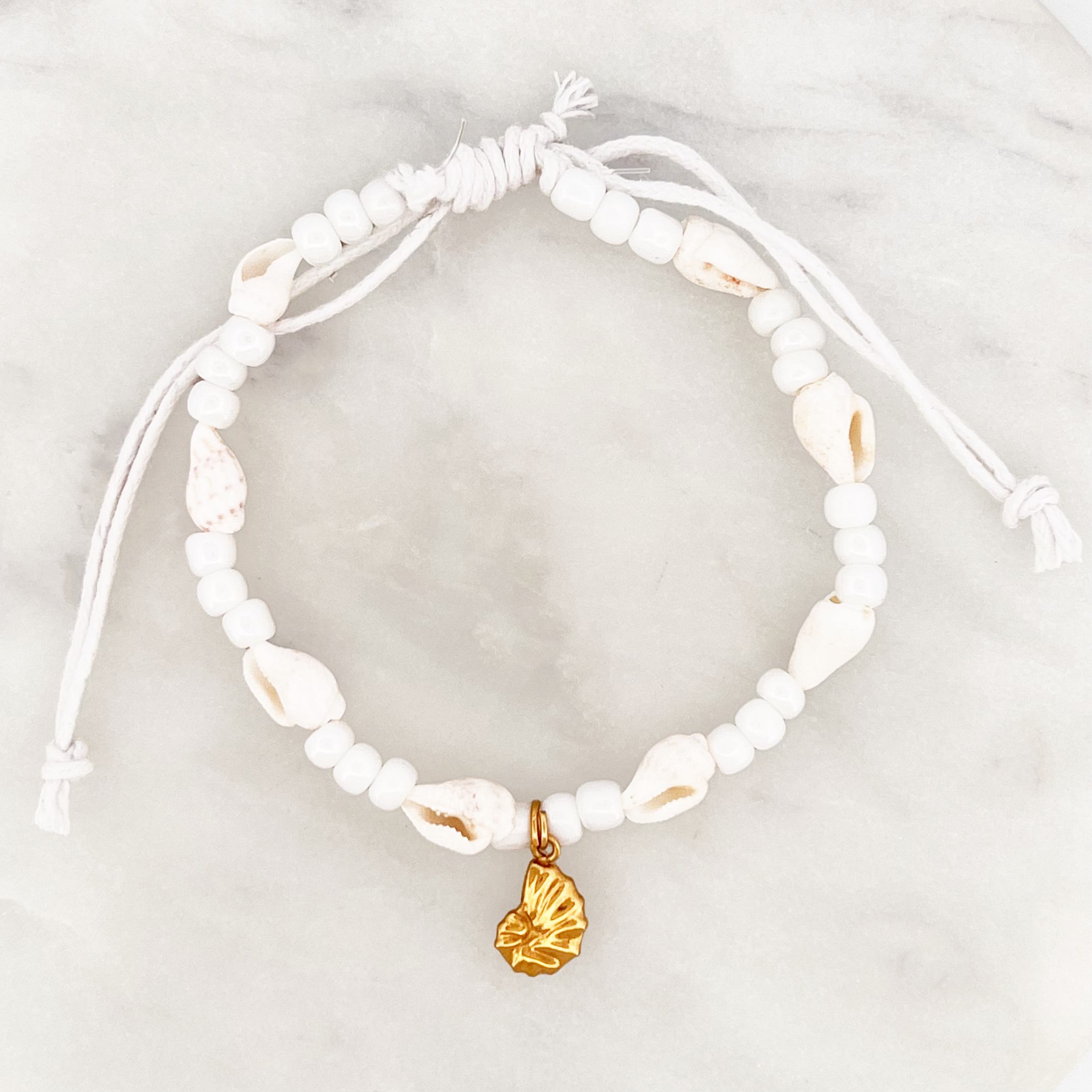 White Shell Bracelet Sea Shell White Shell Bracelet Sea Shell
