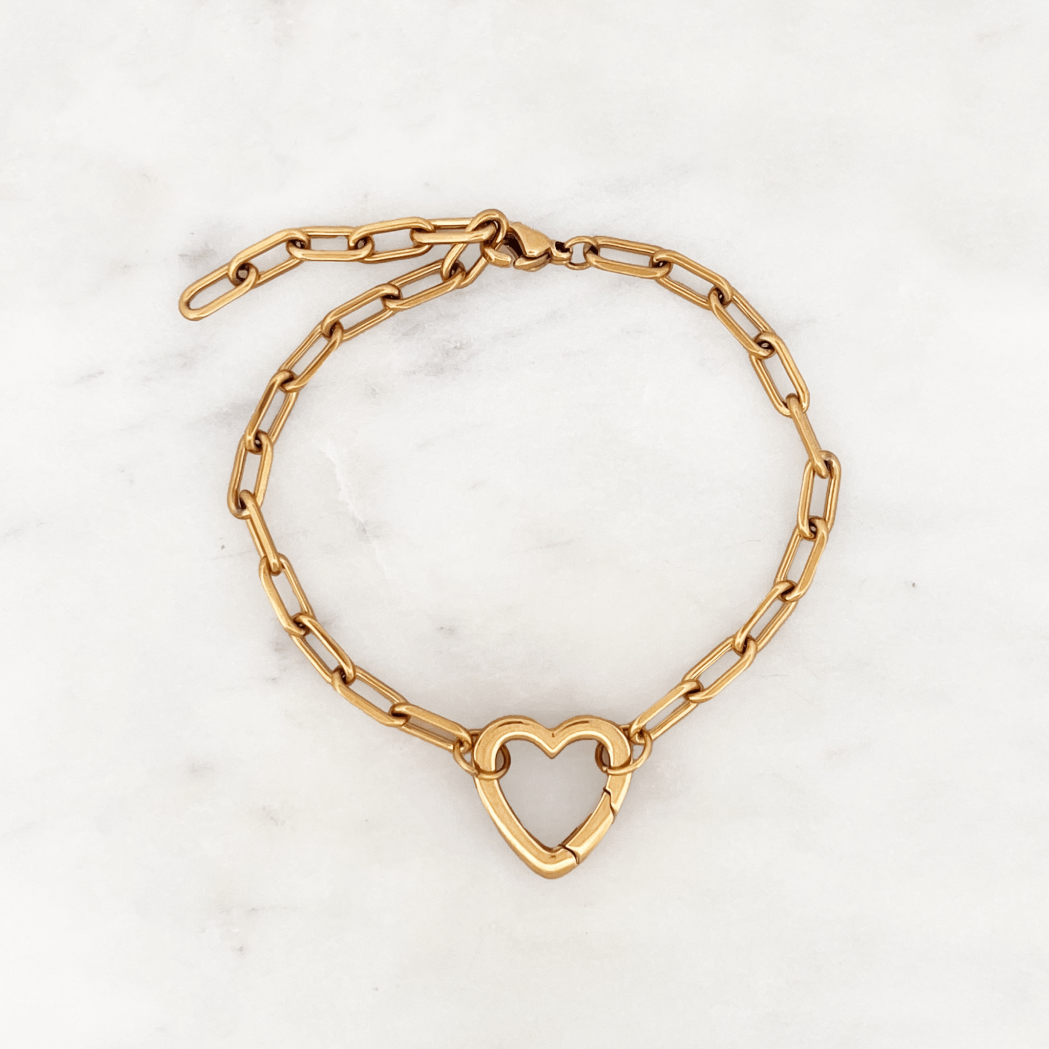 Bracelet Heart Clasp - ByNouck Jewelry Bracelet Heart Clasp - ByNouck Jewelry