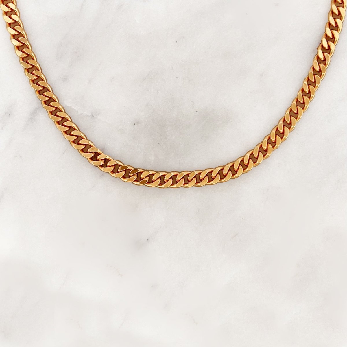 Choker Flat Curb - ByNouck Jewelry Choker Flat Curb - ByNouck Jewelry