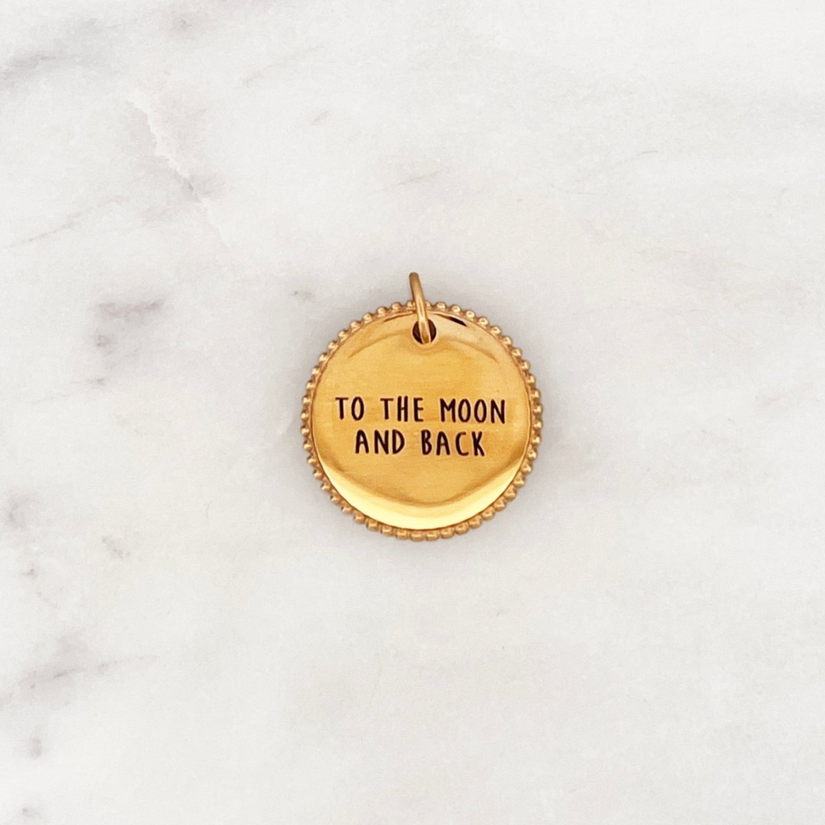 DYO Engrave Dot Coin - ByNouck Jewelry DYO Engrave Dot Coin - ByNouck Jewelry