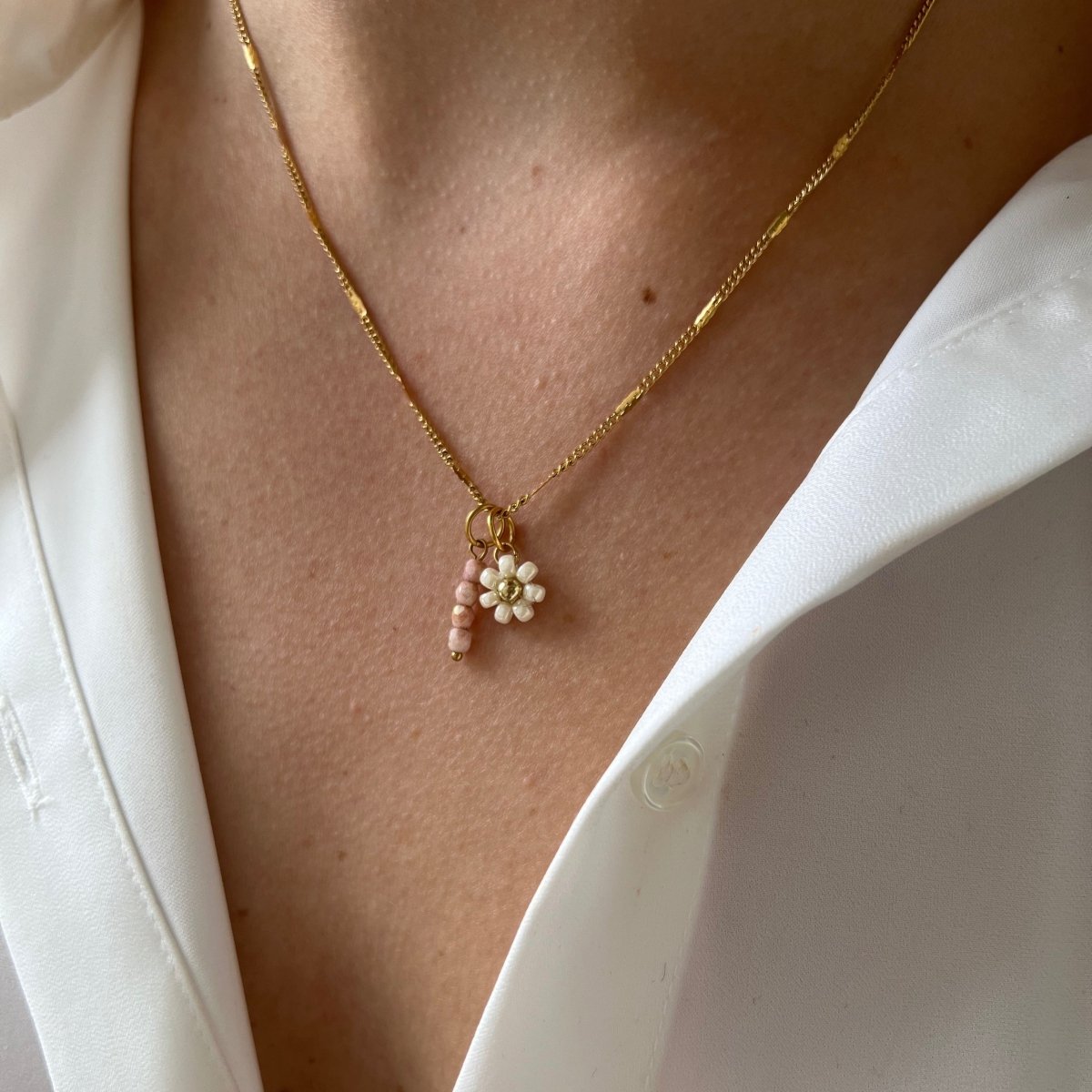 DYO Pink Marble Beads - ByNouck Jewelry DYO Pink Marble Beads - ByNouck Jewelry