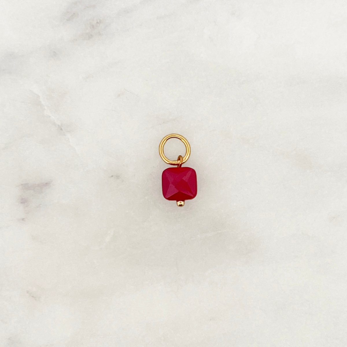 DYO Raspberry Facet Square - ByNouck Jewelry DYO Raspberry Facet Square - ByNouck Jewelry