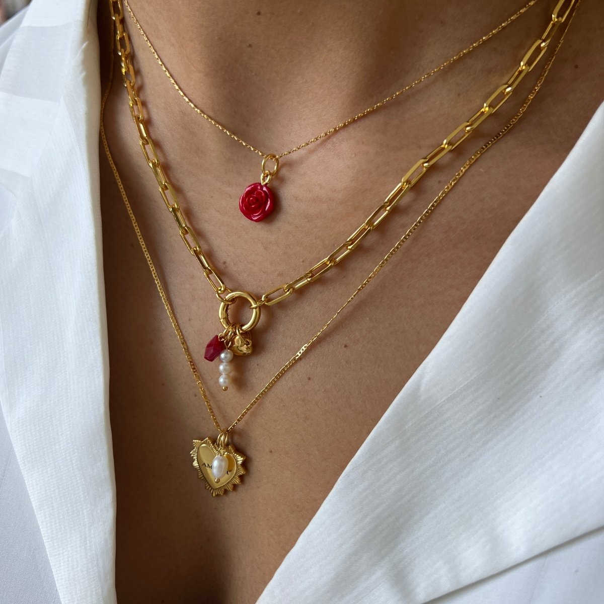 DYO Raspberry Facet Square - ByNouck Jewelry DYO Raspberry Facet Square - ByNouck Jewelry