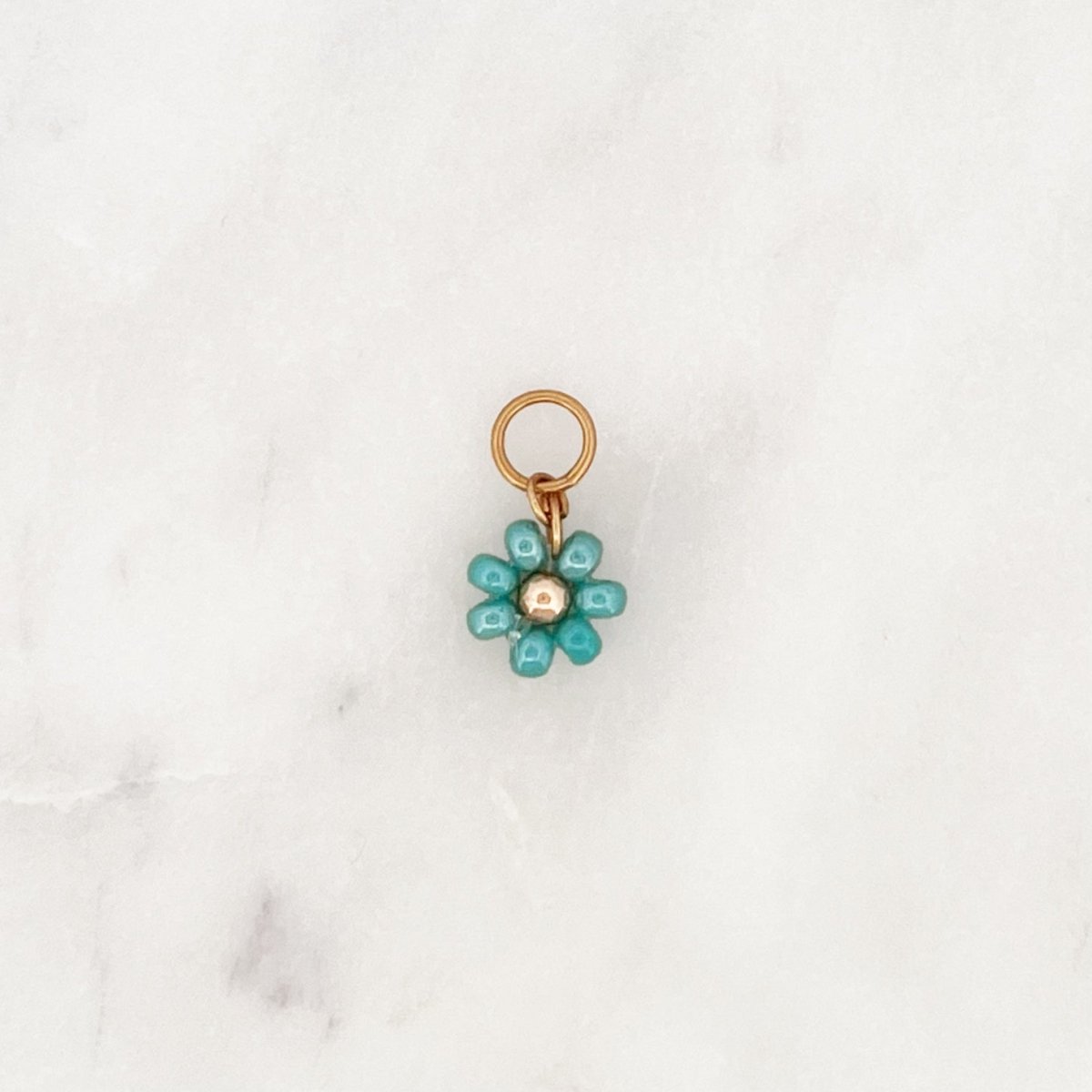 DYO Turquoise Beads Flower - ByNouck Jewelry DYO Turquoise Beads Flower - ByNouck Jewelry