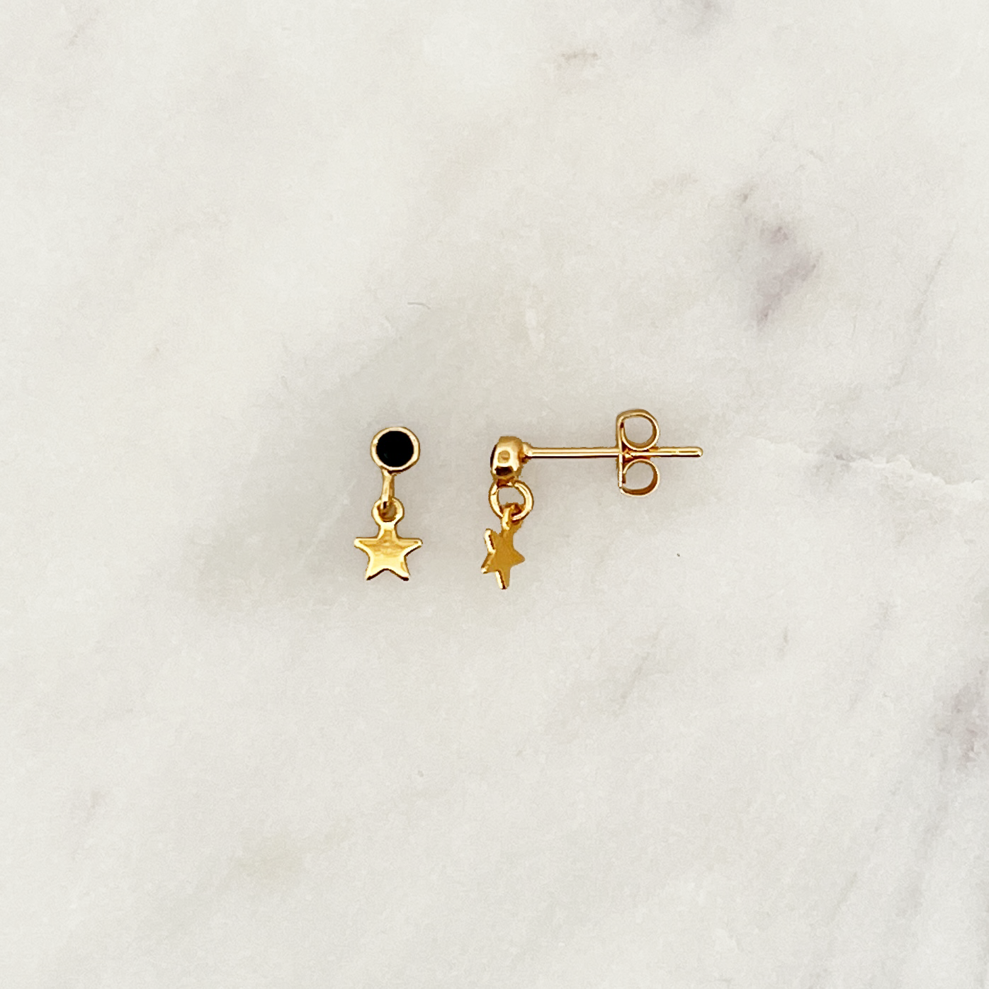 Sample Onyx Earpin Set Little Stars Sample Onyx Earpin Set Little Stars