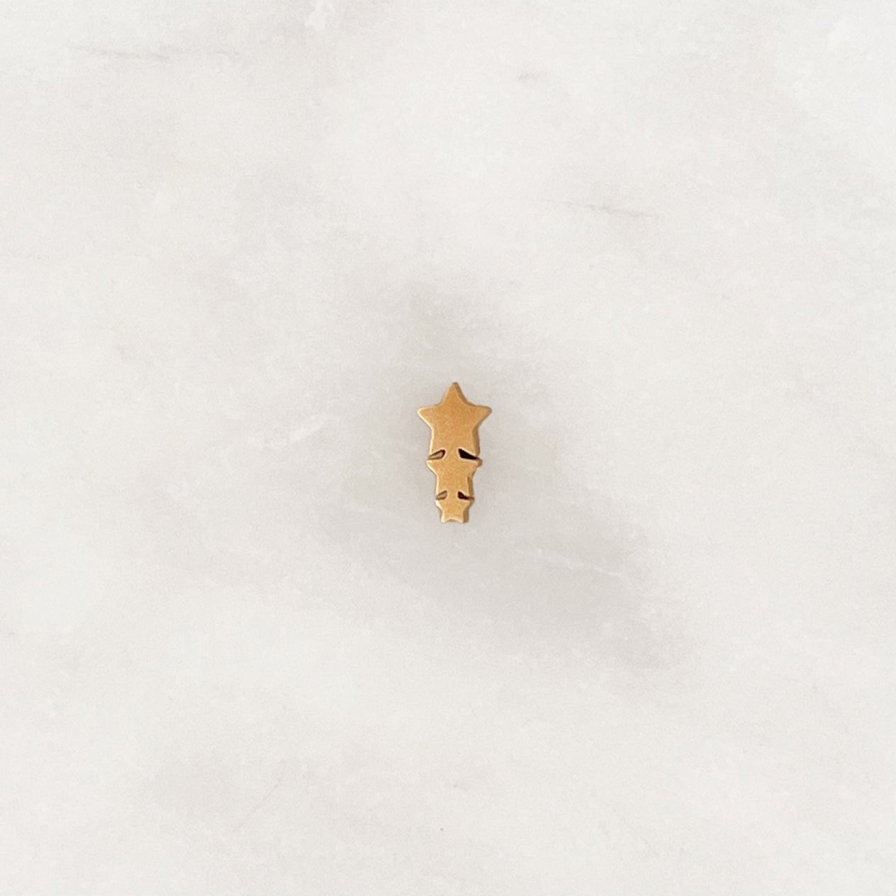 Earstud Triple Stars - ByNouck Jewelry Earstud Triple Stars - ByNouck Jewelry