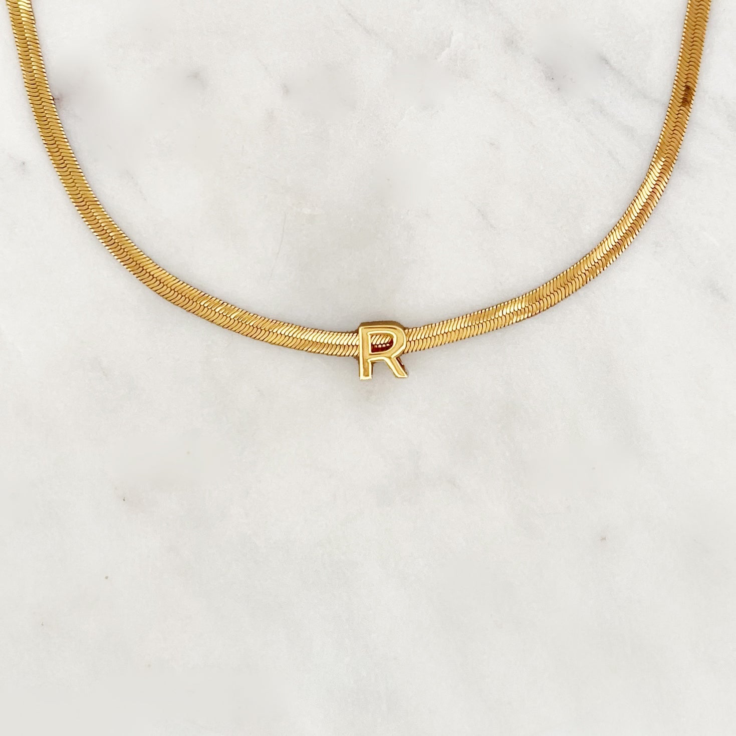 + extra flat initial - ByNouck Jewelry + extra flat initial - ByNouck Jewelry