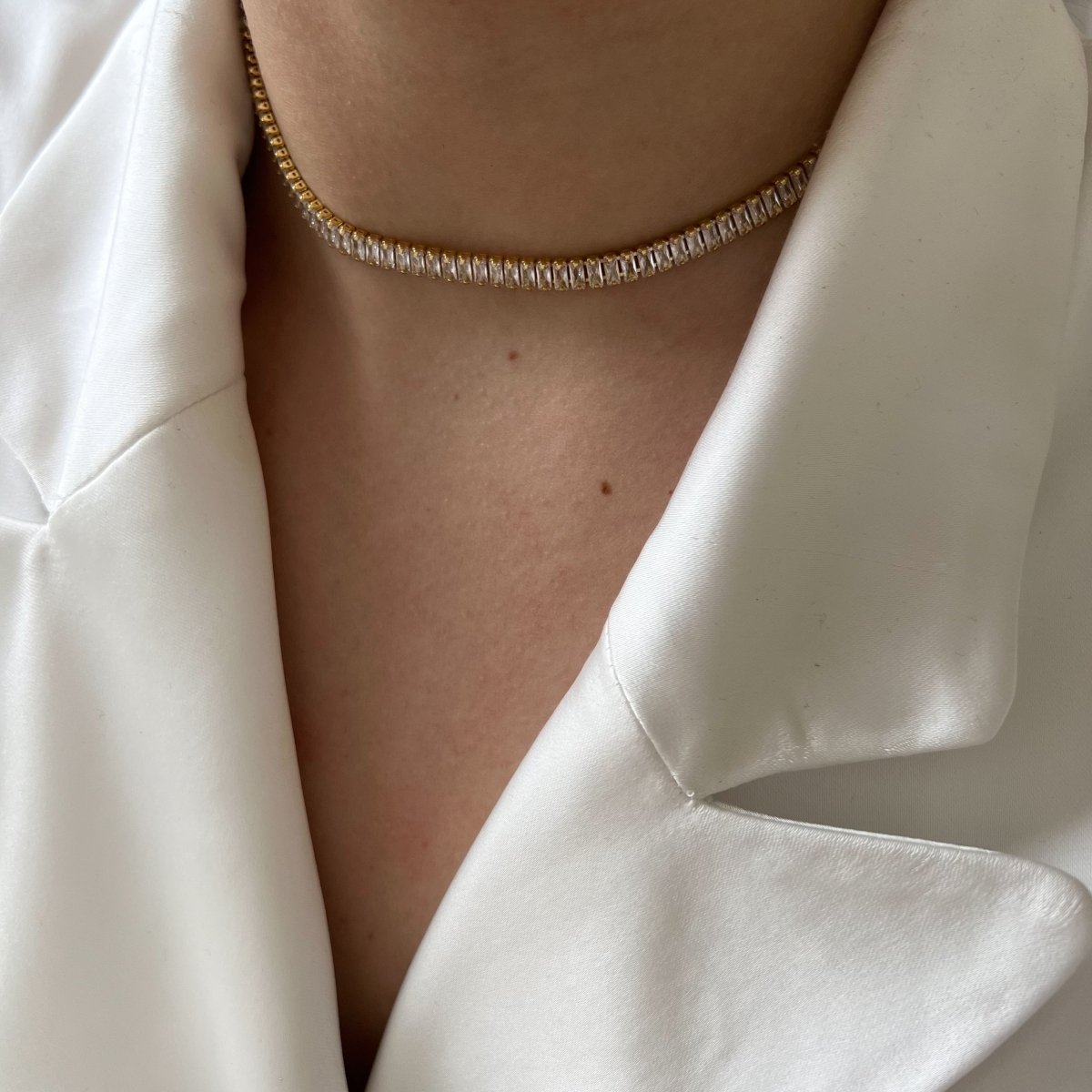 Glamorous Rhinestone Choker - ByNouck Jewelry Glamorous Rhinestone Choker - ByNouck Jewelry
