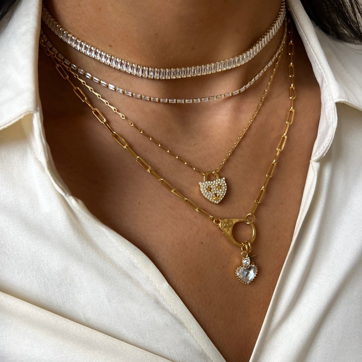Glamorous Rhinestone Choker - ByNouck Jewelry Glamorous Rhinestone Choker - ByNouck Jewelry