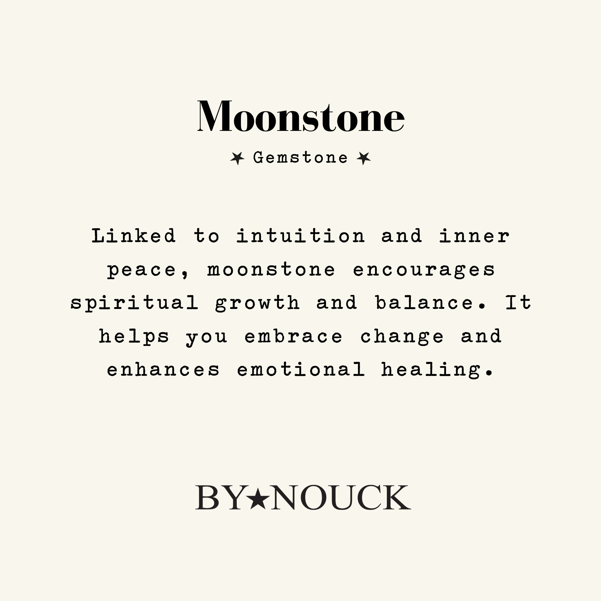 Necklace Moonstone Baguette - ByNouck Jewelry Necklace Moonstone Baguette - ByNouck Jewelry