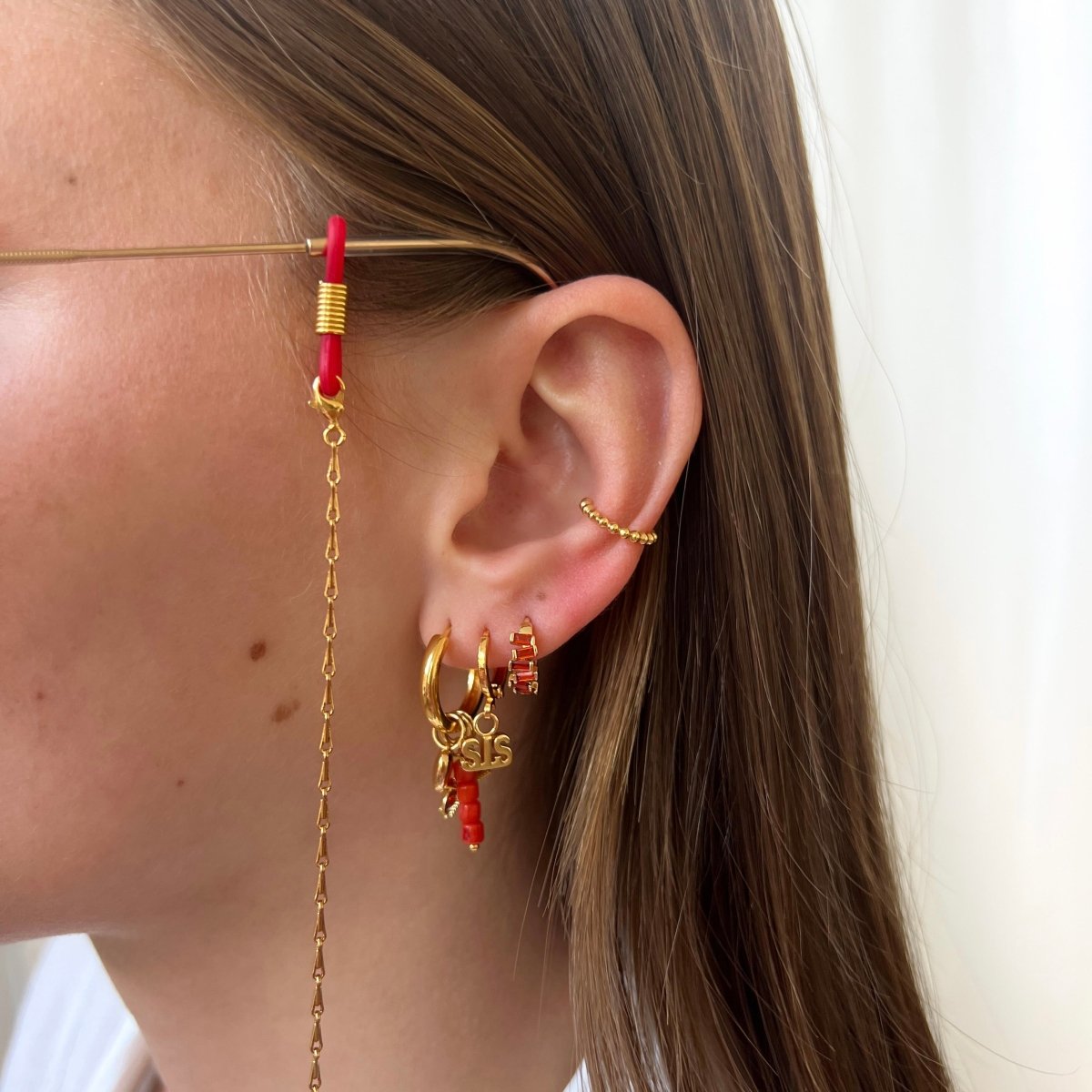 Red Sunny Cord - ByNouck Jewelry Red Sunny Cord - ByNouck Jewelry