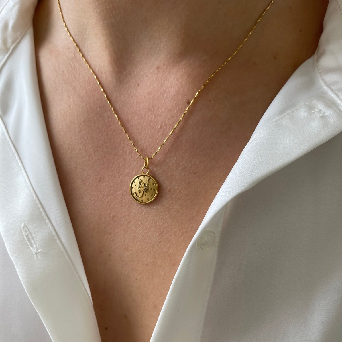 Rope Necklace Scorpio - ByNouck Jewelry Rope Necklace Scorpio - ByNouck Jewelry
