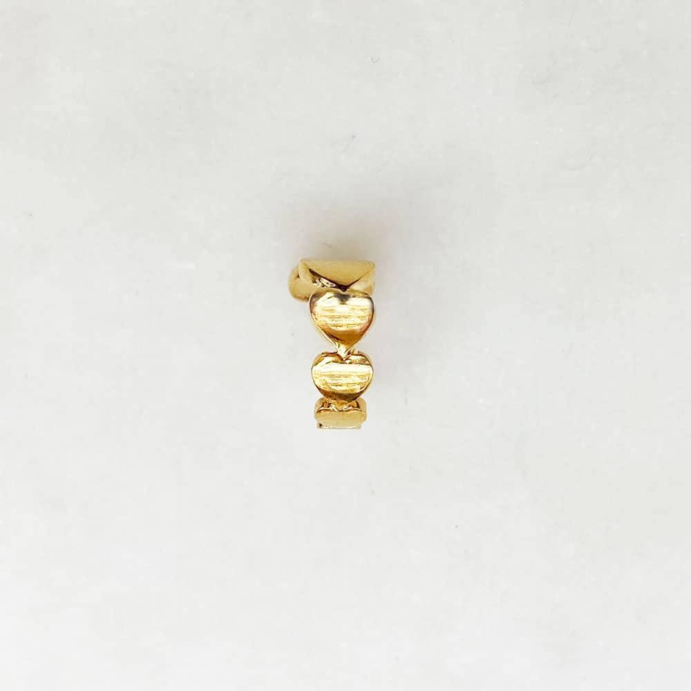 Ear Cuff Hearts - ByNouck Jewelry Ear Cuff Hearts - ByNouck Jewelry