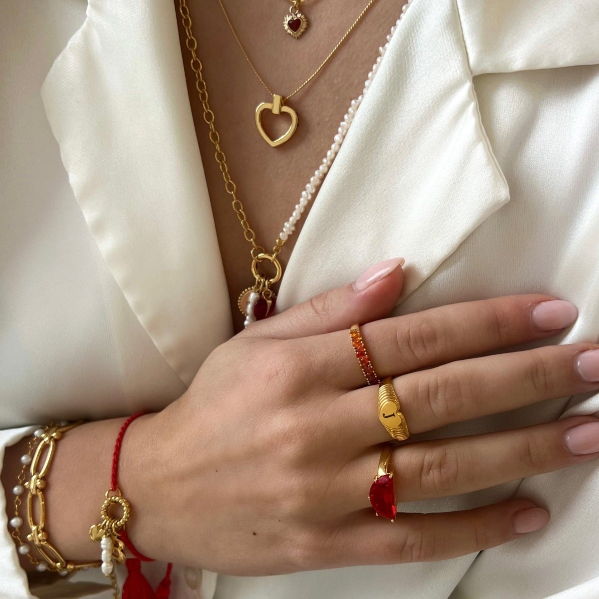 Red Candy Ring - ByNouck Jewelry Red Candy Ring - ByNouck Jewelry