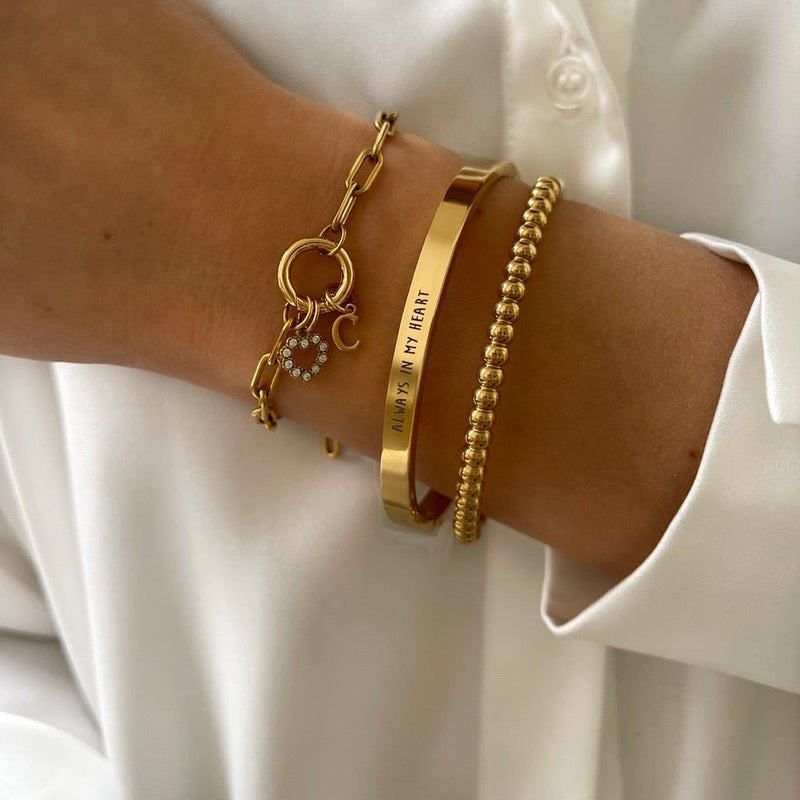 Initial bracelets - ByNouck Jewelry
