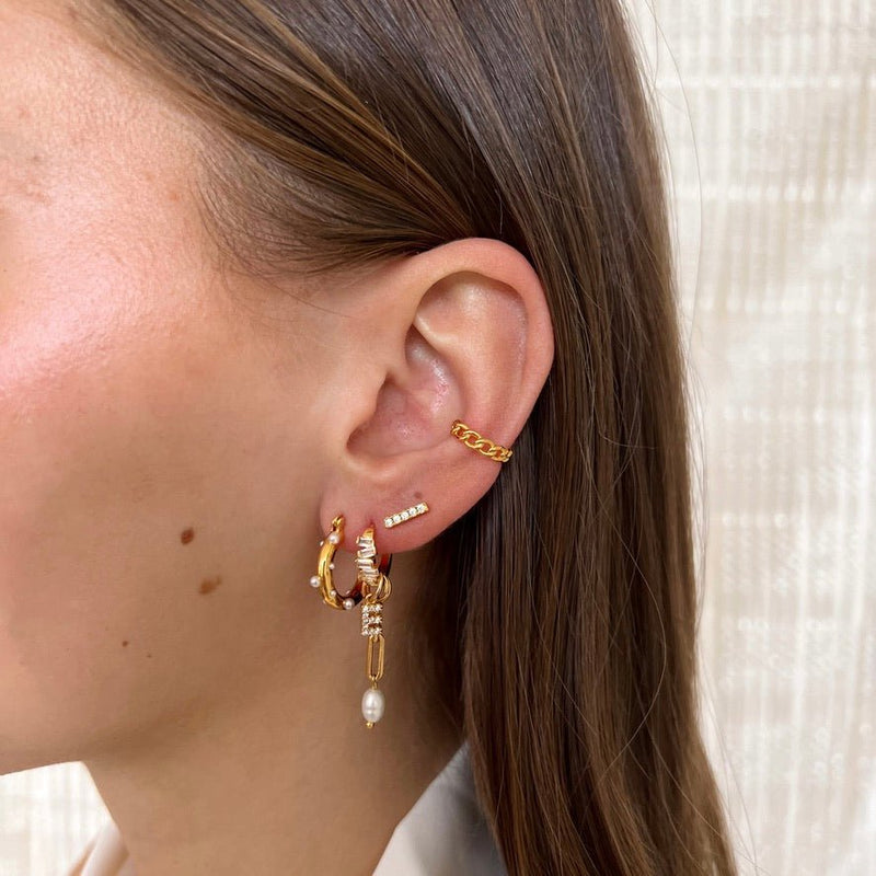 Initial earrings - ByNouck Jewelry