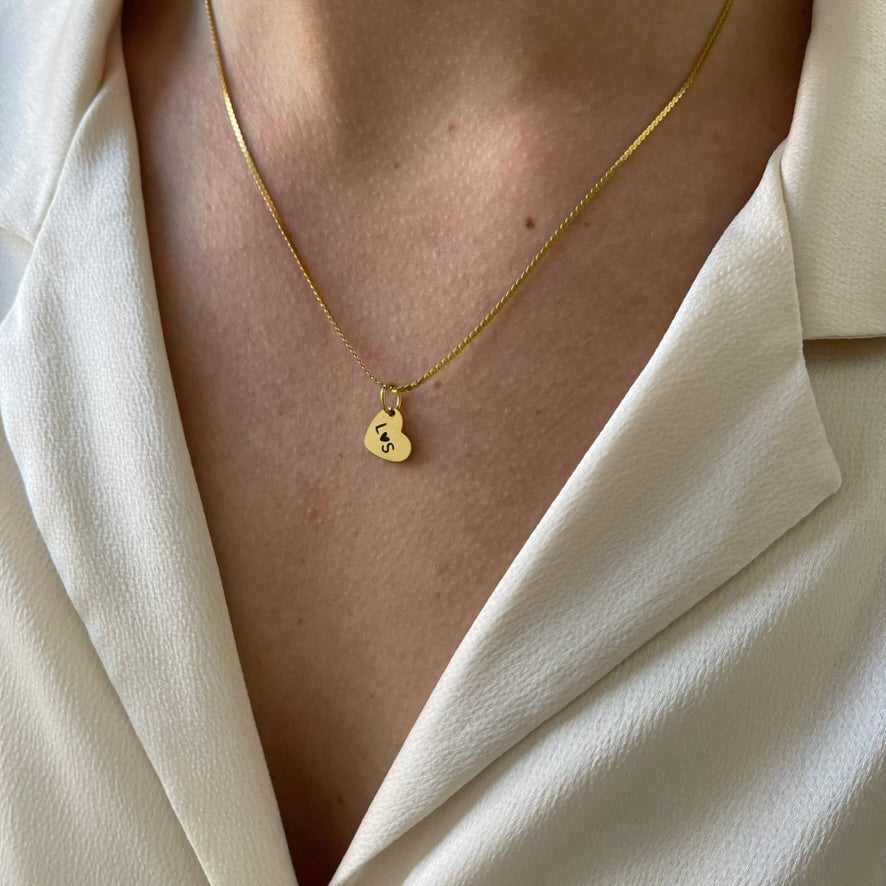 Necklace Engrave Heart