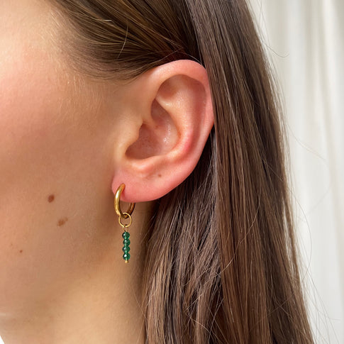 DYO Green Facet Beads