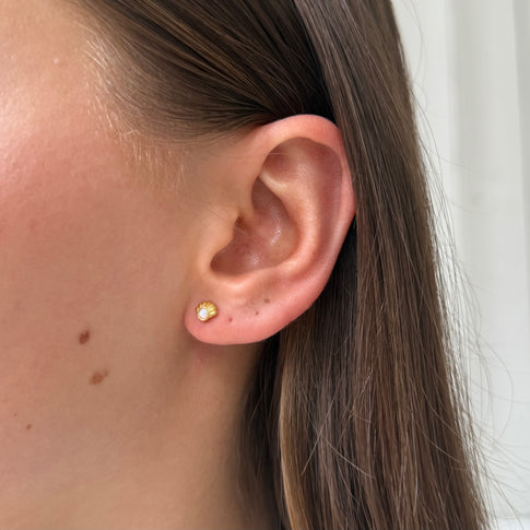 Clou d'Oreille Opale Coquille