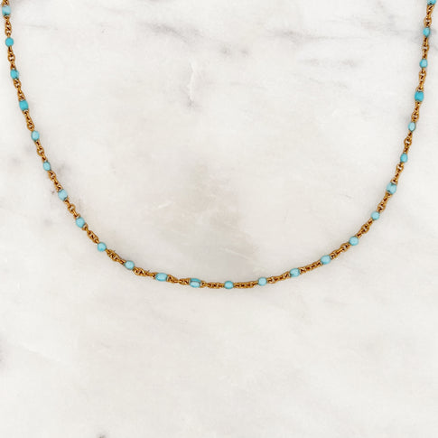 Base Aqua Dots Necklace