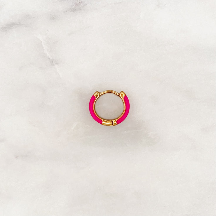 Base Neon Pink Hoop