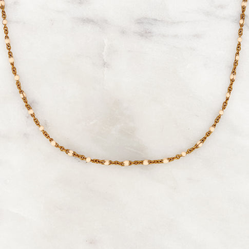 Base Sandy Dots Necklace