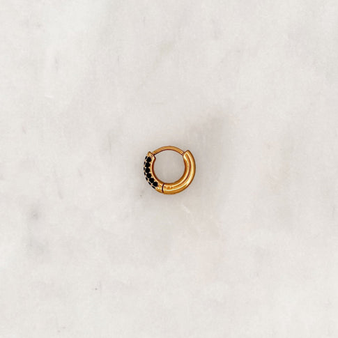 Base Tiny Onyx Hoop