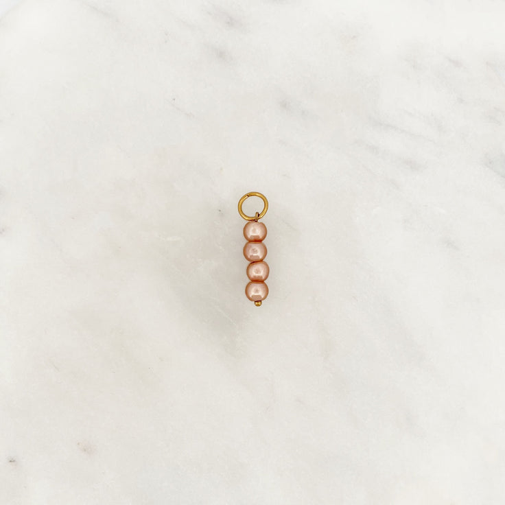 DYO Light Brown Glass Pearls