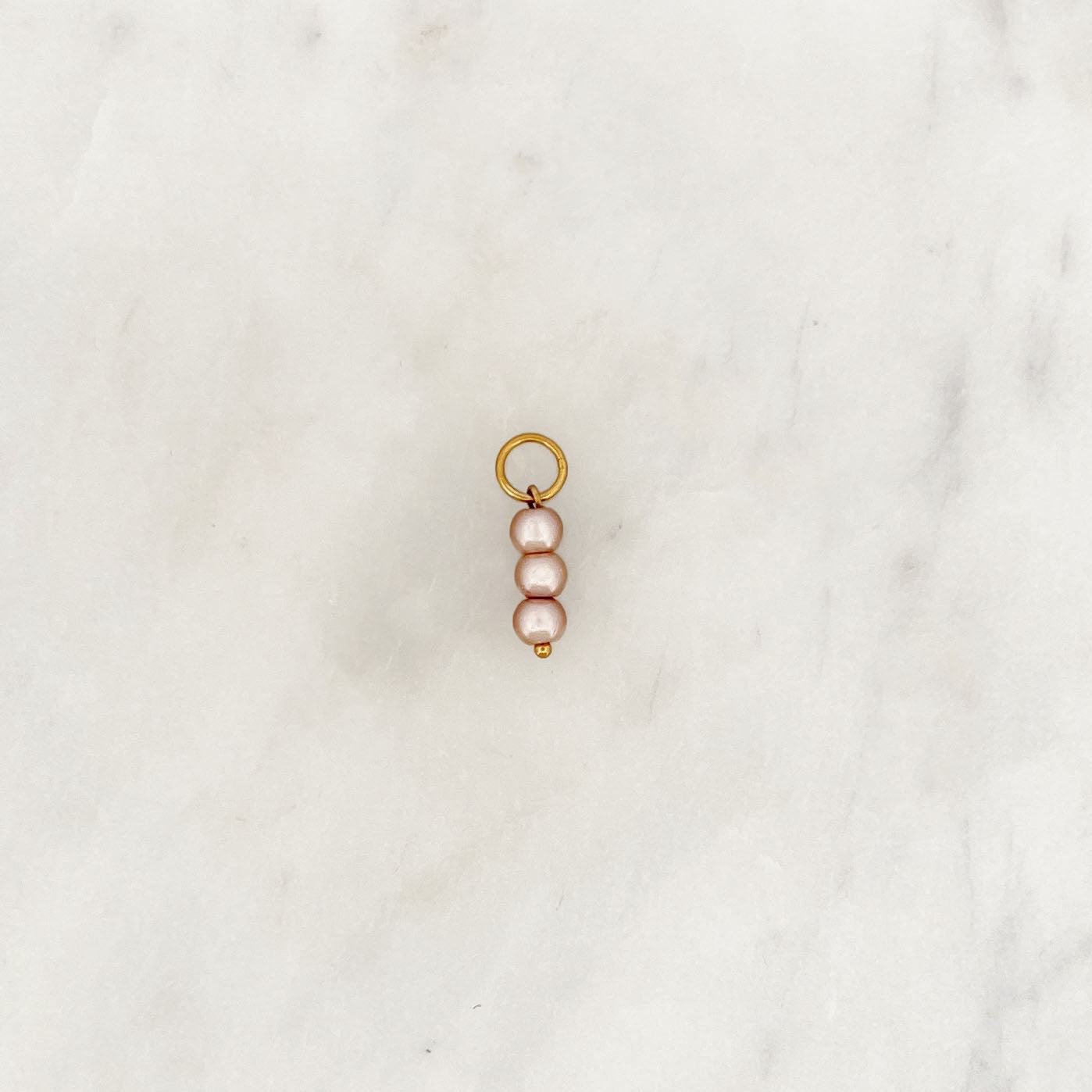 DYO Triple Taupe Brown Glass Pearls