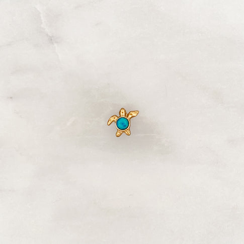 Earstud Blue Turtle