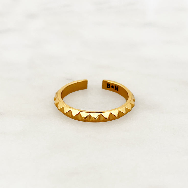 Facet Stack Ring