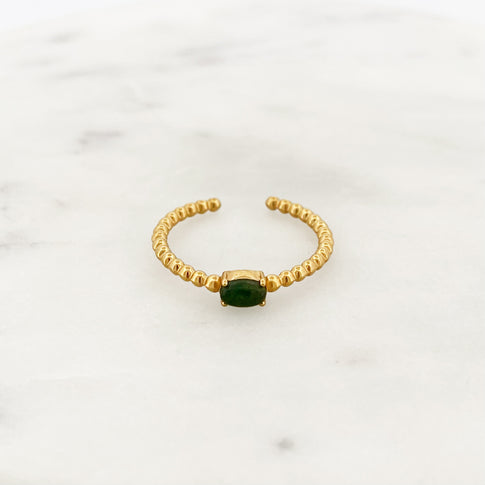 Green Quartz Ring