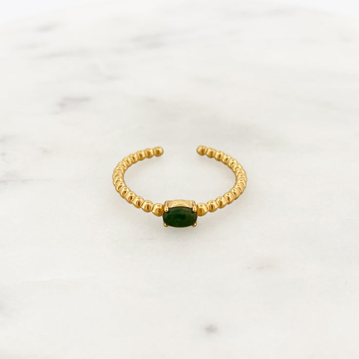 Bague Quartz Vert