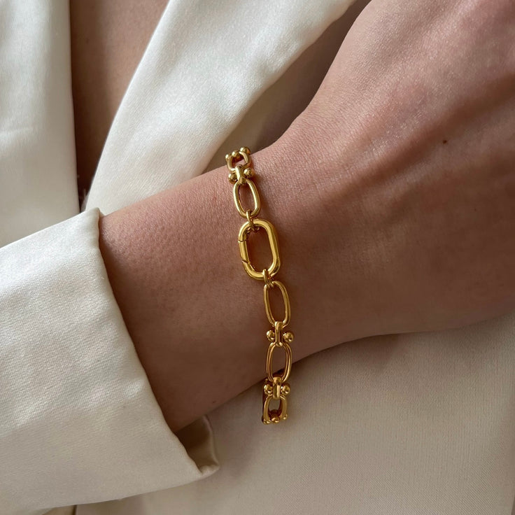 Bracelet en chaîne à maillons de base